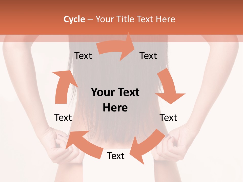 Presenting Builder Female PowerPoint Template