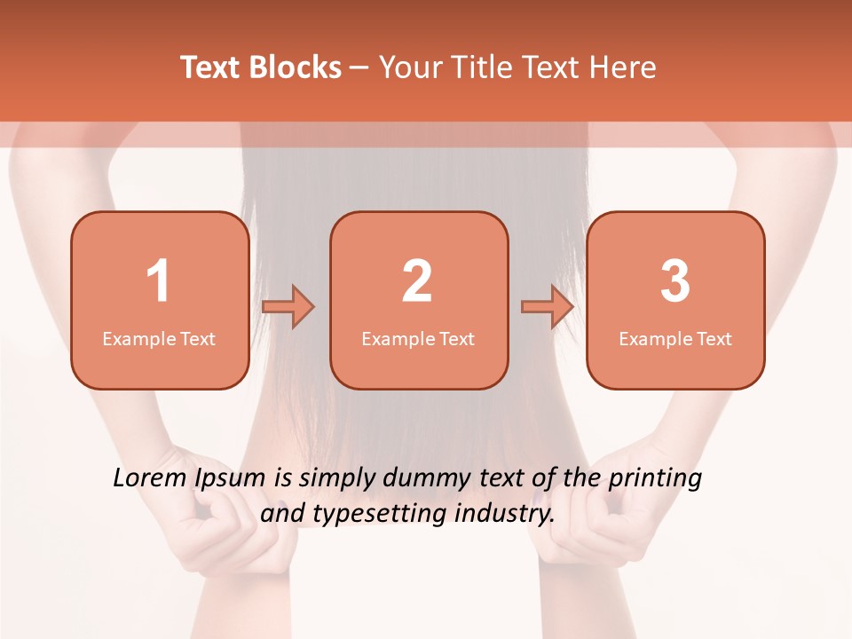Presenting Builder Female PowerPoint Template