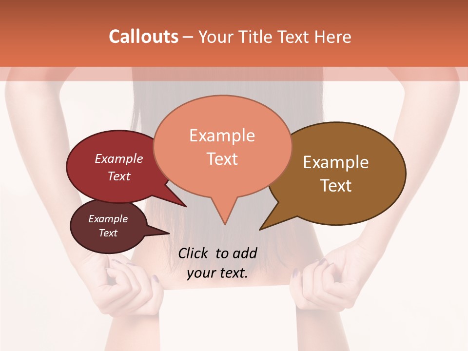 Presenting Builder Female PowerPoint Template