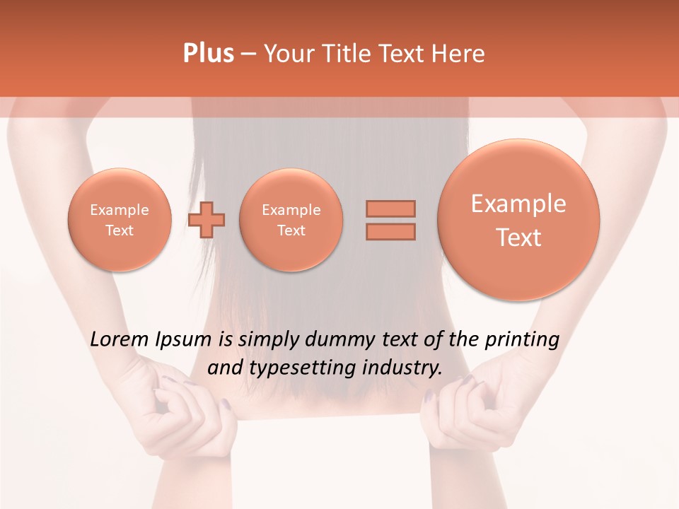 Presenting Builder Female PowerPoint Template