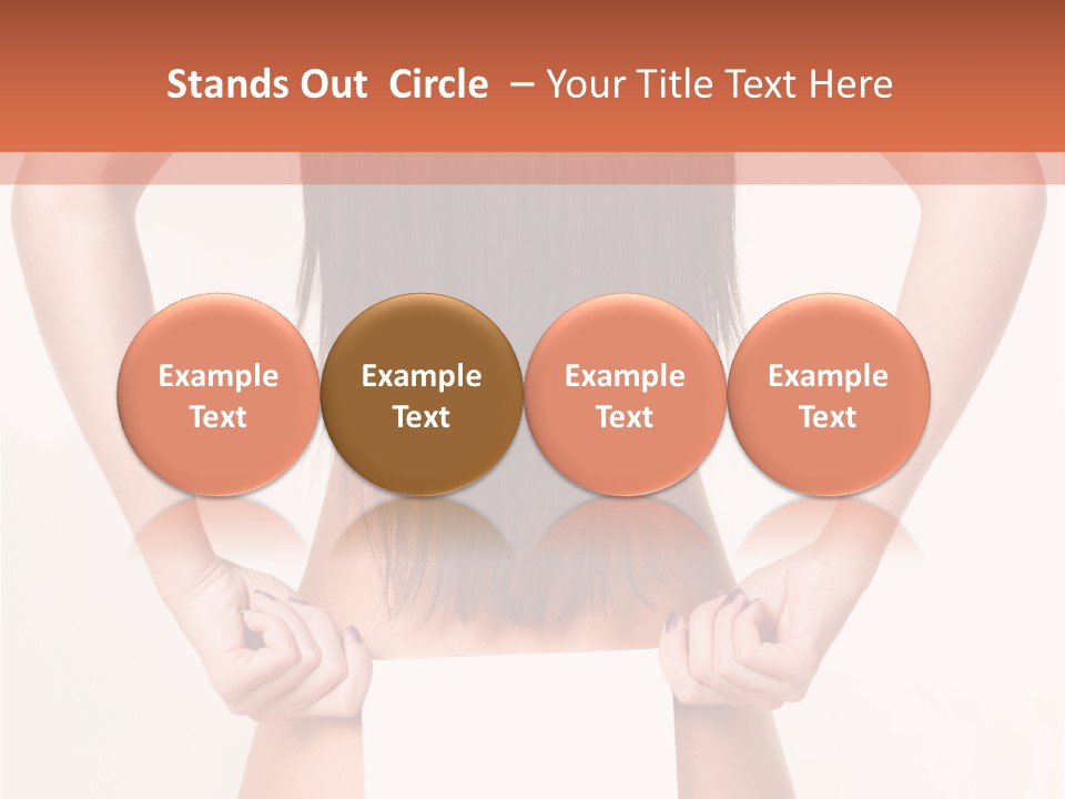 Presenting Builder Female PowerPoint Template