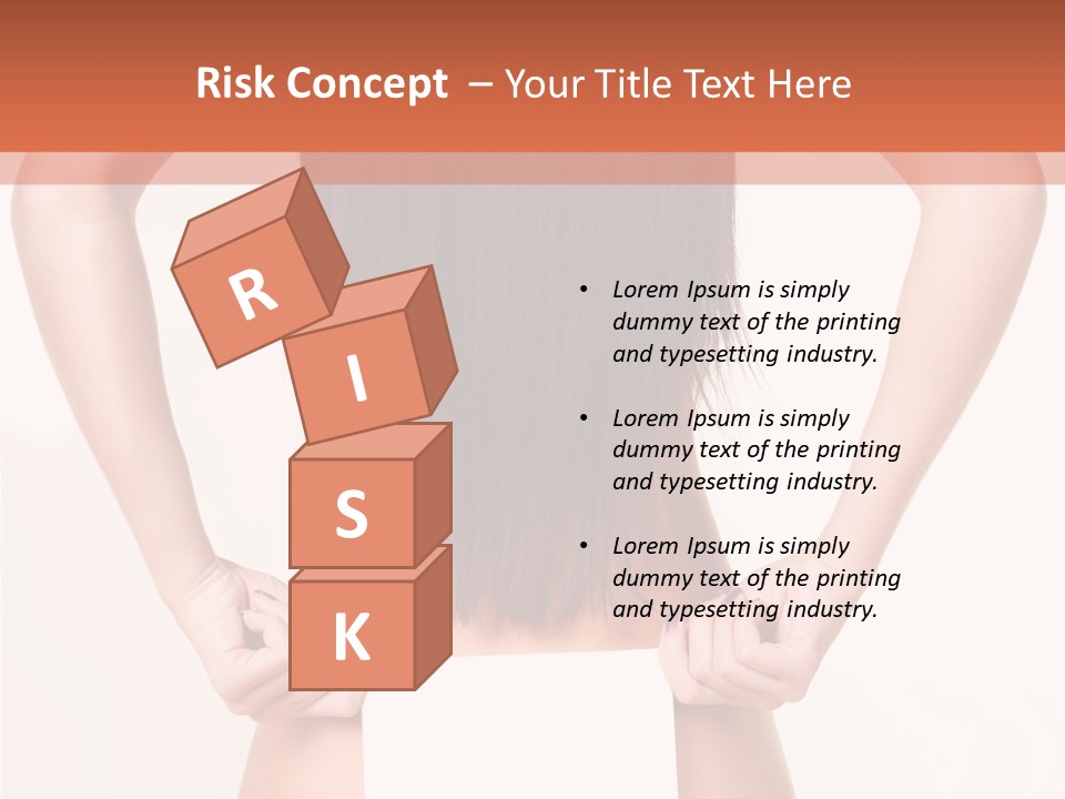 Presenting Builder Female PowerPoint Template