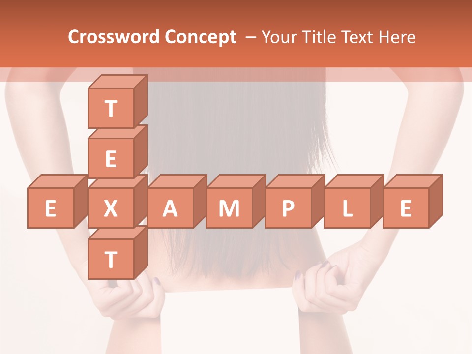 Presenting Builder Female PowerPoint Template