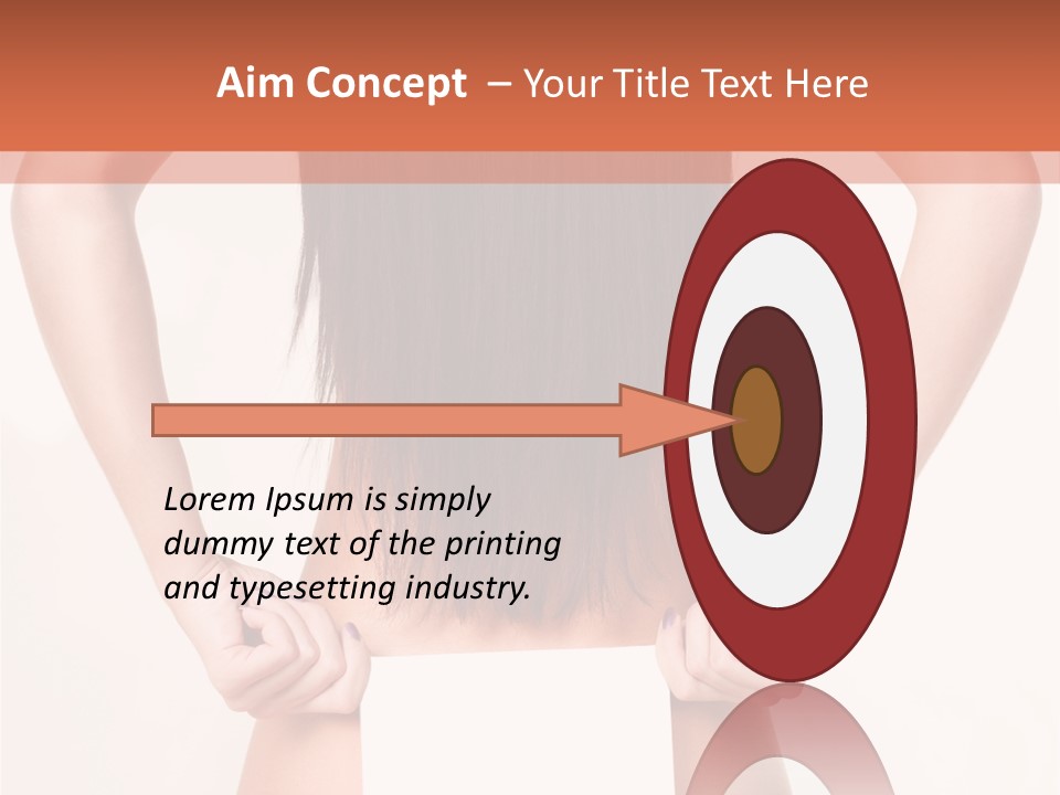 Presenting Builder Female PowerPoint Template