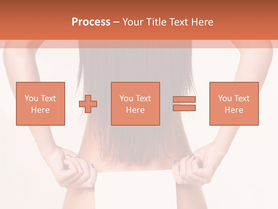 Presenting Builder Female PowerPoint Template