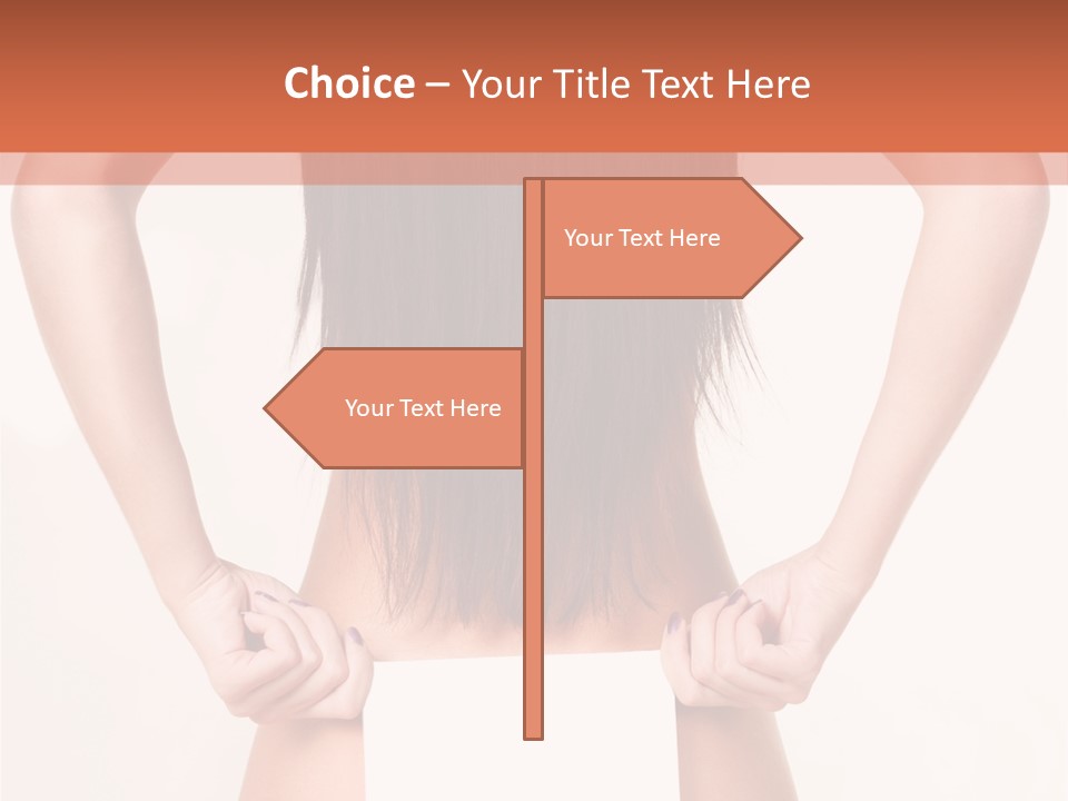 Presenting Builder Female PowerPoint Template