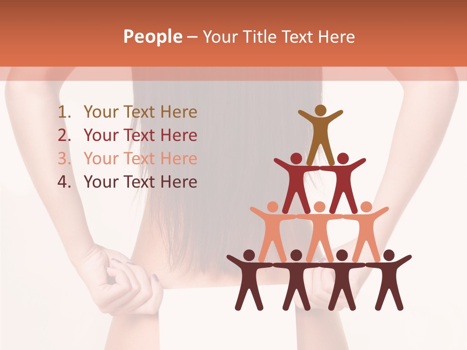 Presenting Builder Female PowerPoint Template