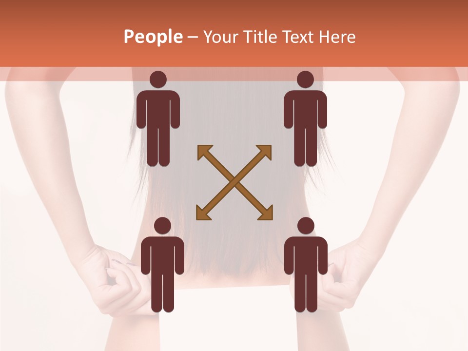 Presenting Builder Female PowerPoint Template