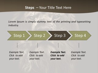 Proud Dominant Black And White Photos PowerPoint Template