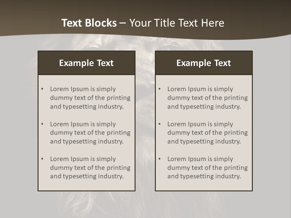Proud Dominant Black And White Photos PowerPoint Template