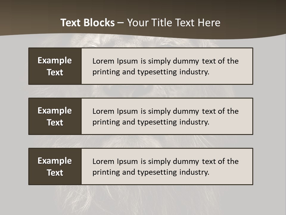 Proud Dominant Black And White Photos PowerPoint Template