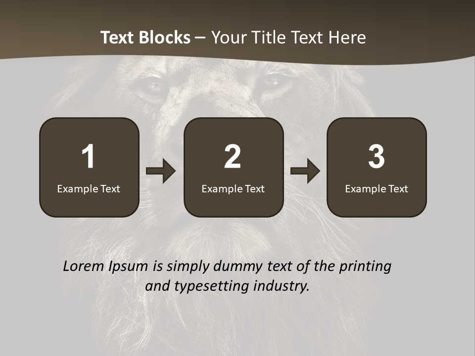 Proud Dominant Black And White Photos PowerPoint Template