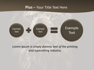 Proud Dominant Black And White Photos PowerPoint Template