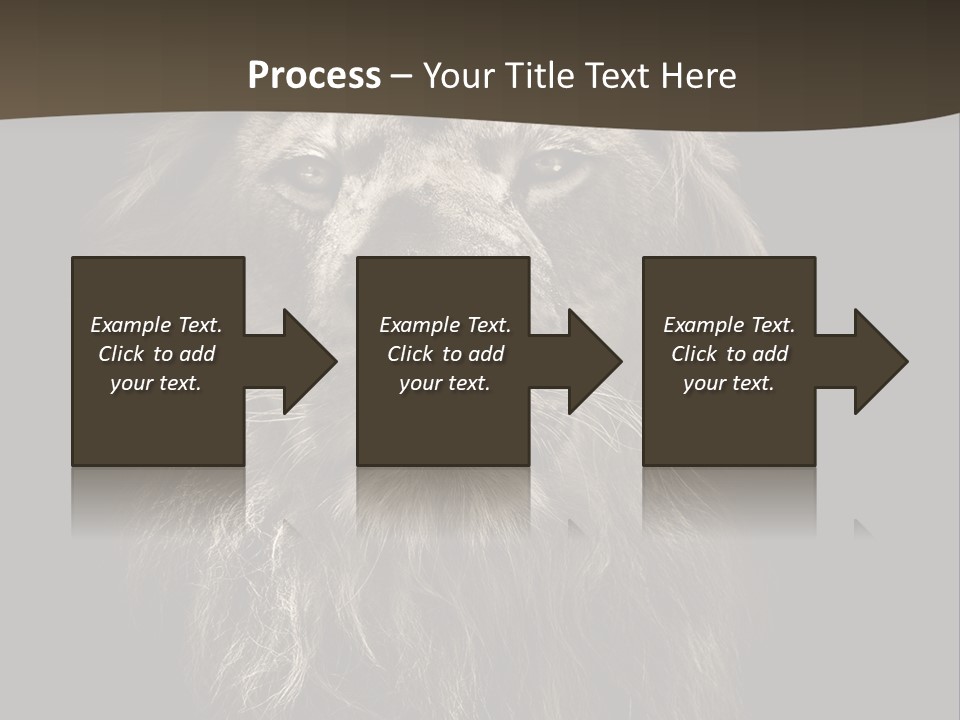 Proud Dominant Black And White Photos PowerPoint Template