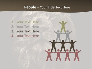 Proud Dominant Black And White Photos PowerPoint Template