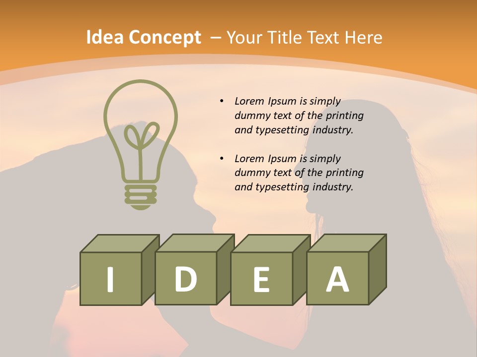 Bu Ine Chair Character PowerPoint Template