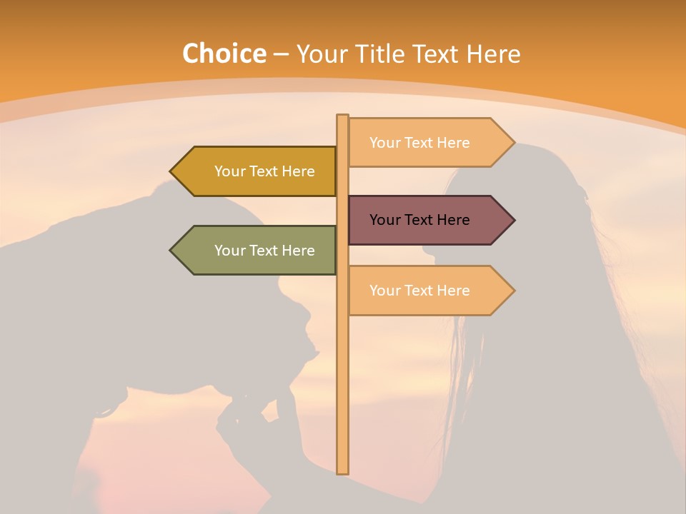 Bu Ine Chair Character PowerPoint Template
