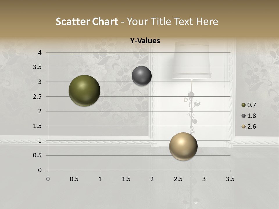 Lighting Room Black PowerPoint Template
