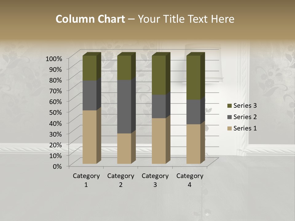 Lighting Room Black PowerPoint Template