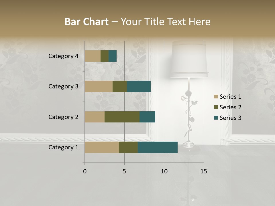 Lighting Room Black PowerPoint Template