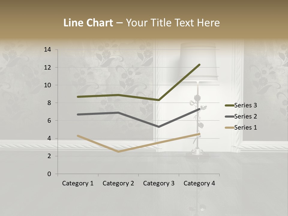 Lighting Room Black PowerPoint Template