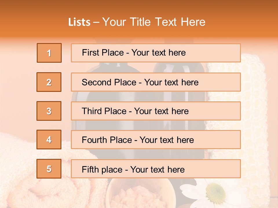 Shampoo Care Healthy PowerPoint Template