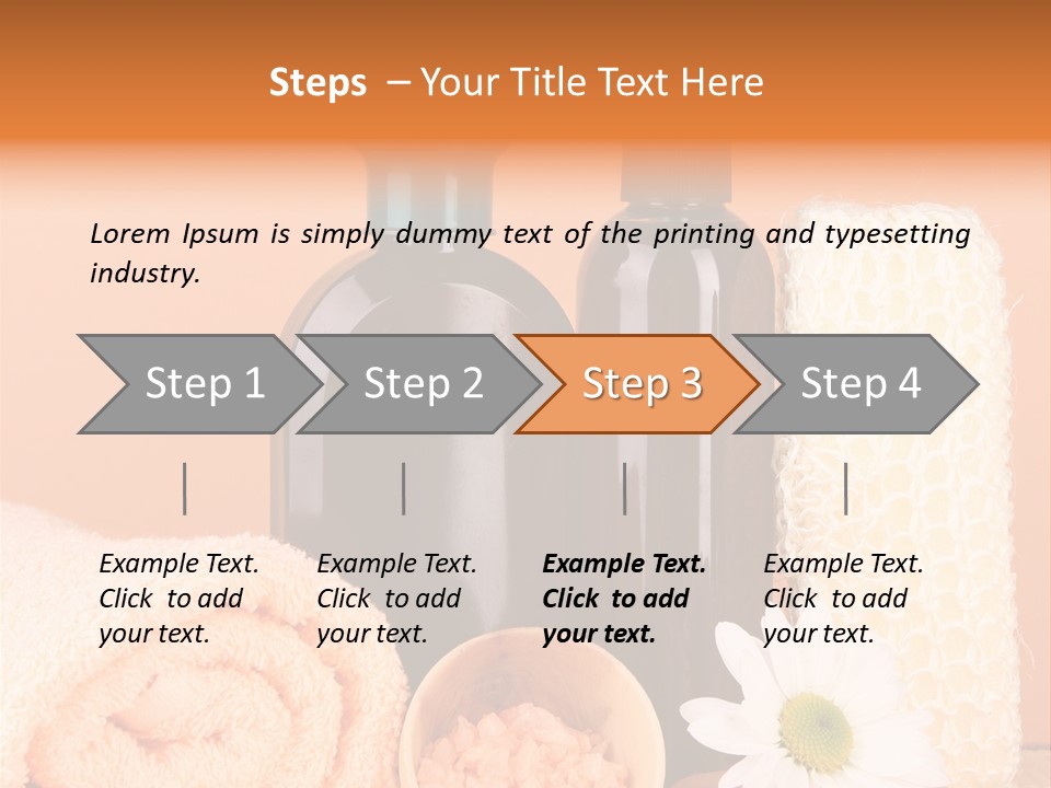 Shampoo Care Healthy PowerPoint Template