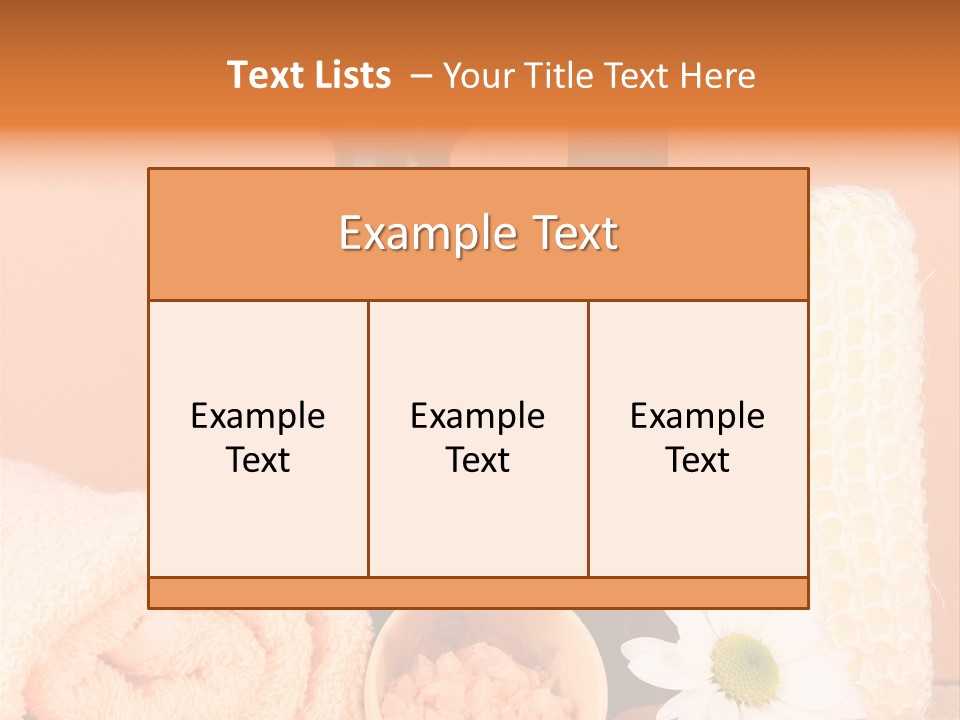 Shampoo Care Healthy PowerPoint Template