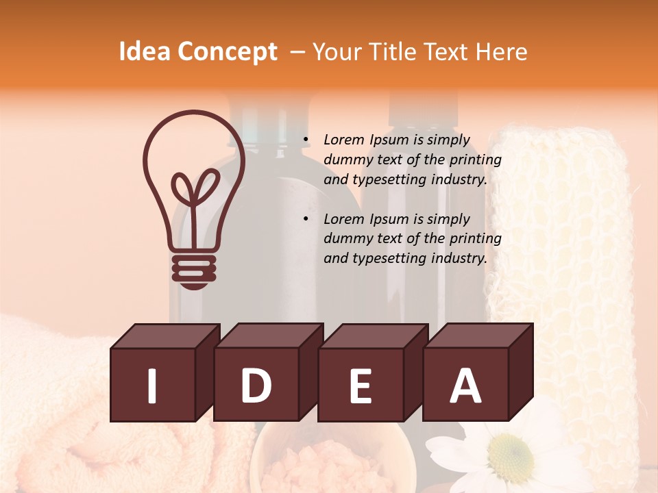 Shampoo Care Healthy PowerPoint Template