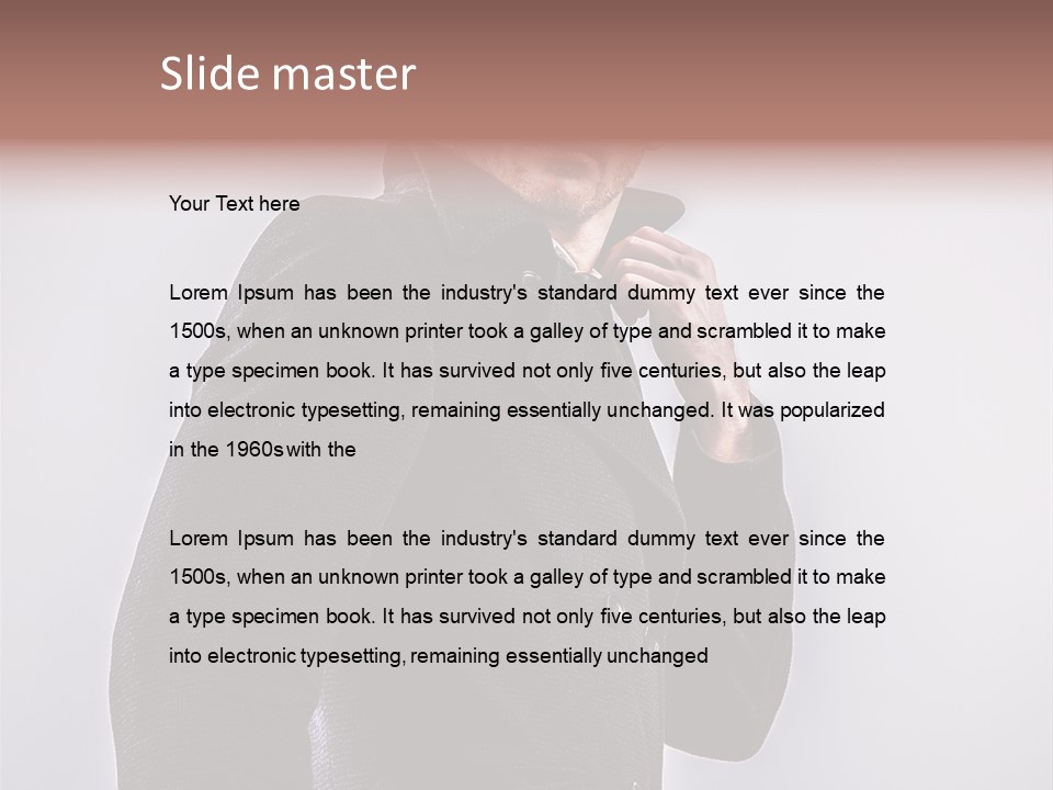 People Black Background PowerPoint Template