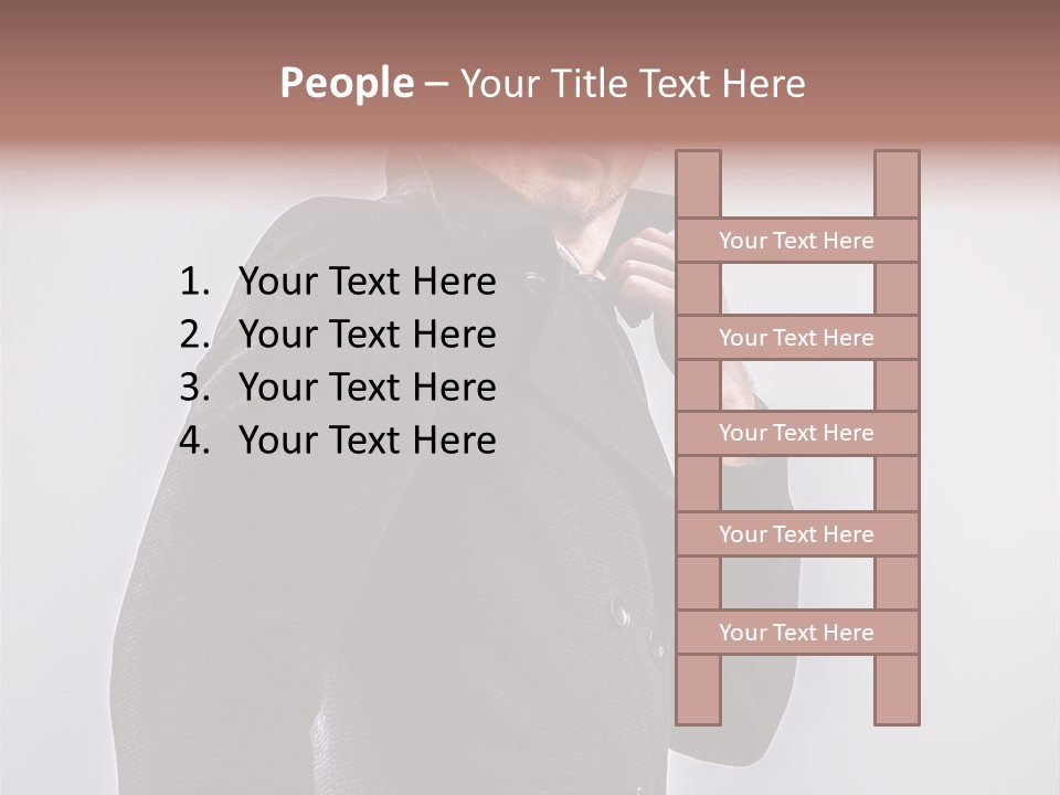 People Black Background PowerPoint Template