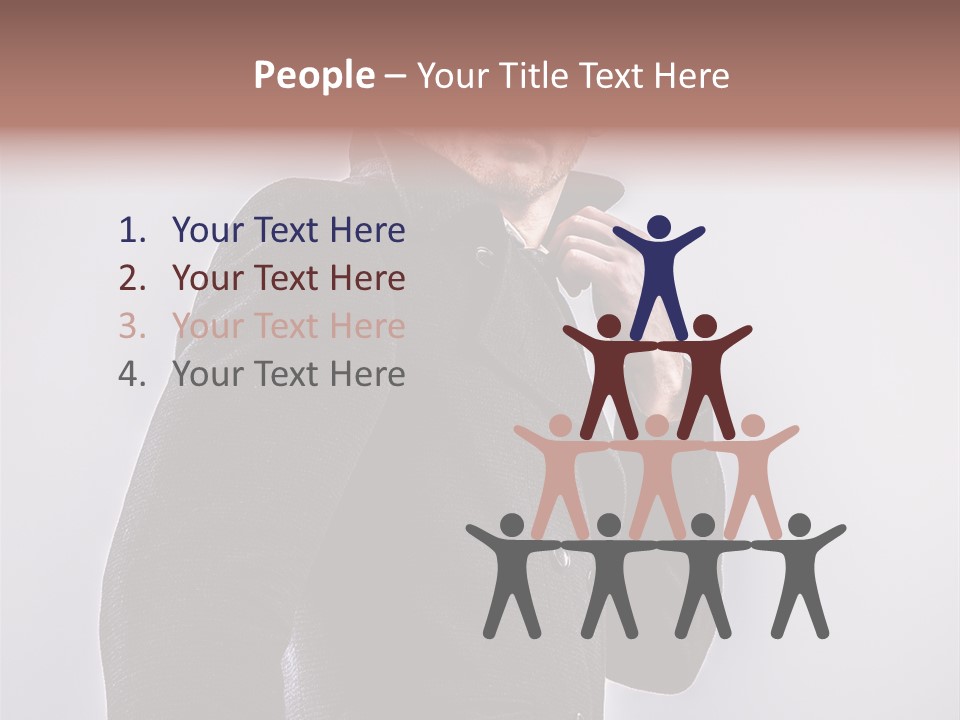 People Black Background PowerPoint Template