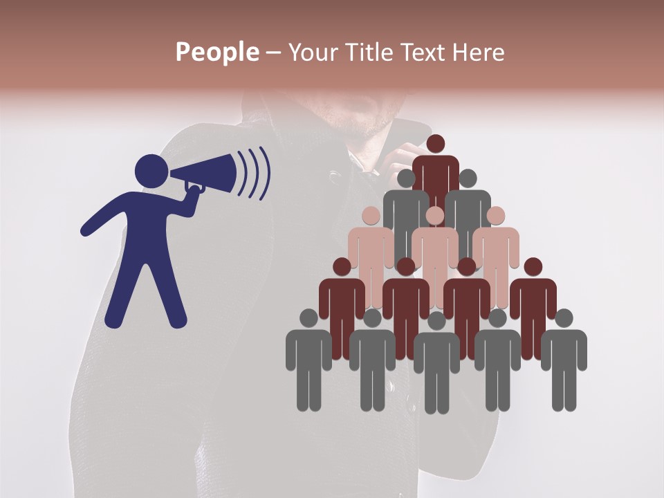People Black Background PowerPoint Template