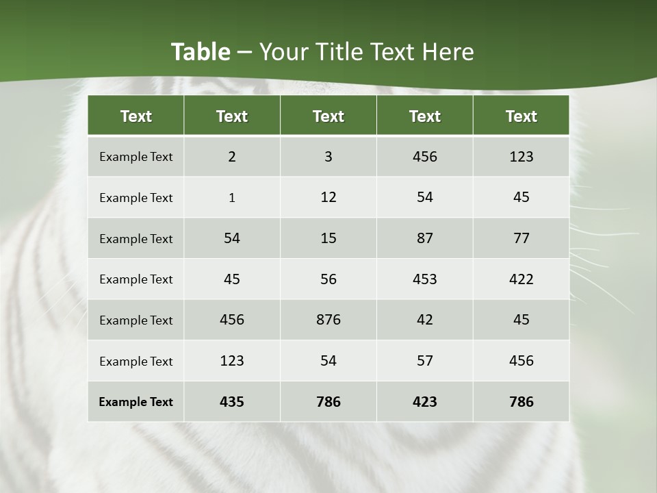 Predator Ear Life PowerPoint Template
