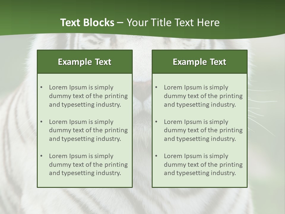 Predator Ear Life PowerPoint Template