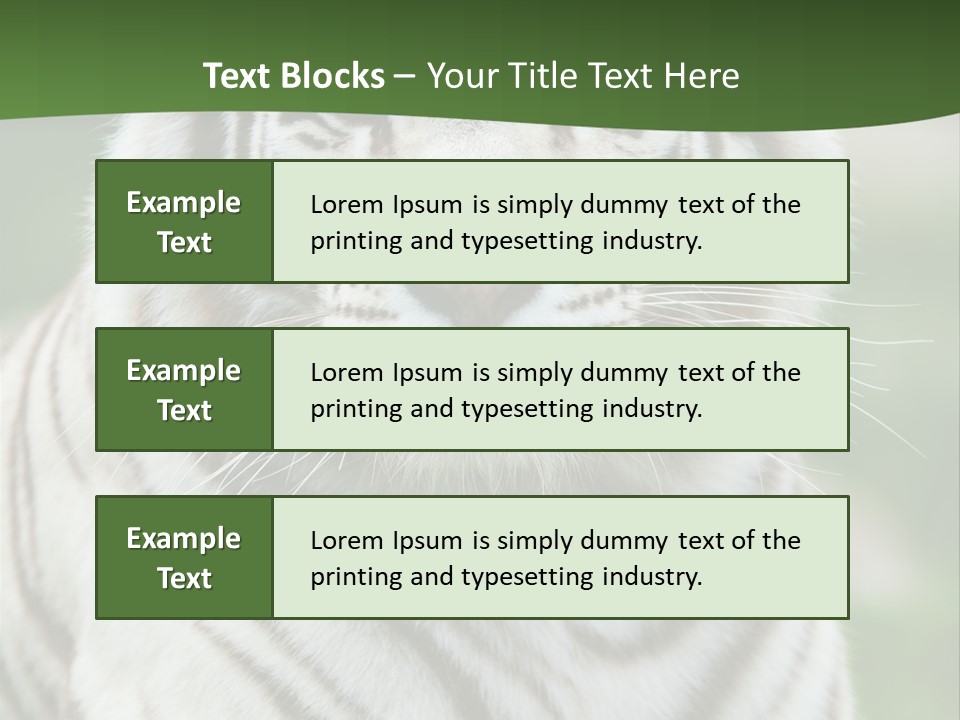 Predator Ear Life PowerPoint Template