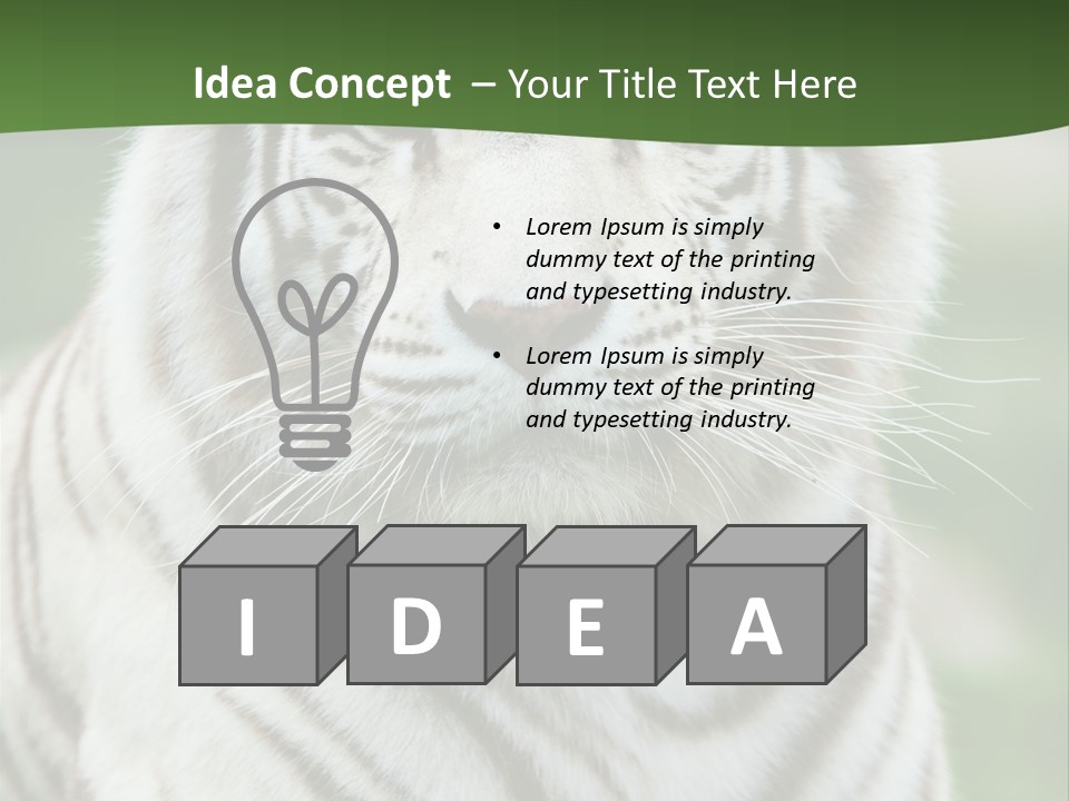 Predator Ear Life PowerPoint Template