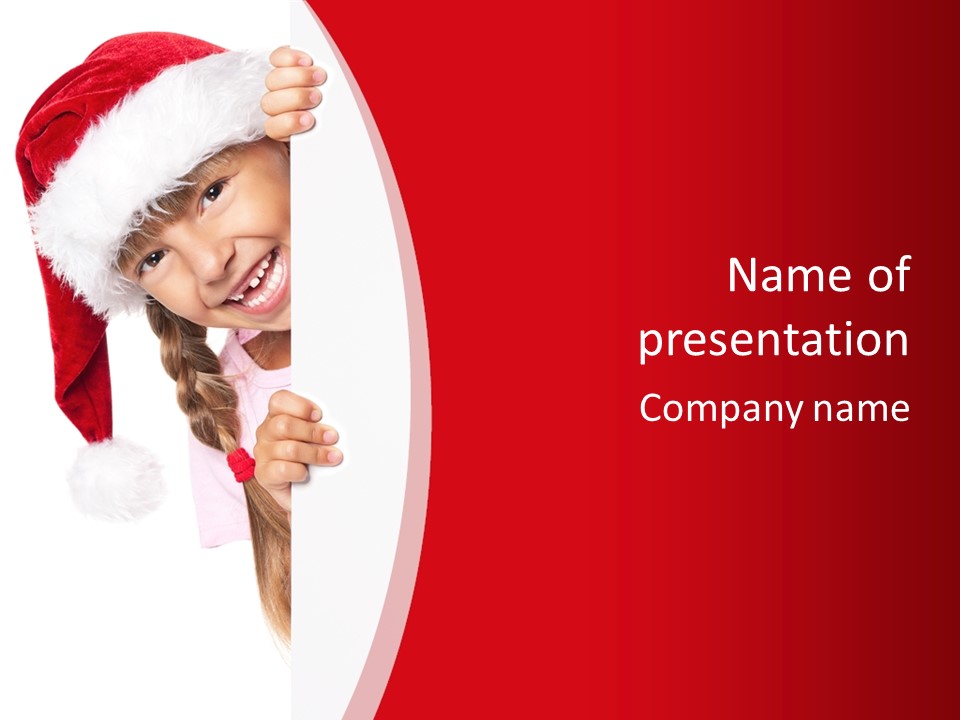 Fun Christmas Empty PowerPoint Template