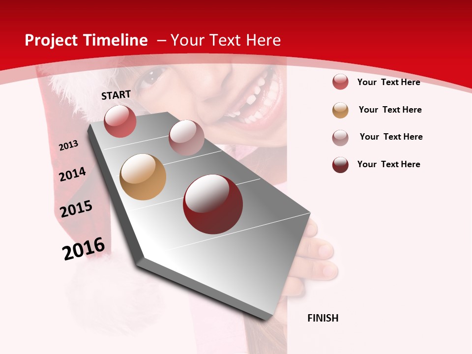 Fun Christmas Empty PowerPoint Template