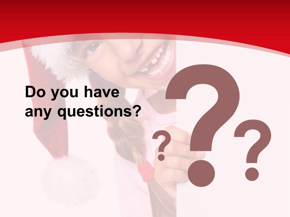 Fun Christmas Empty PowerPoint Template