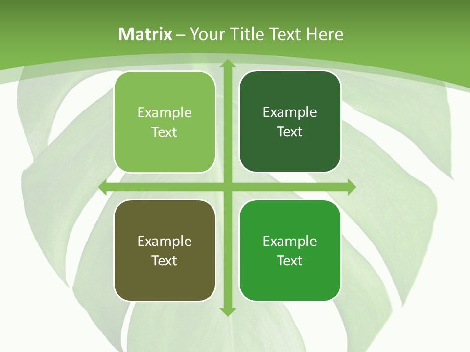 Spring Garden Nobody PowerPoint Template