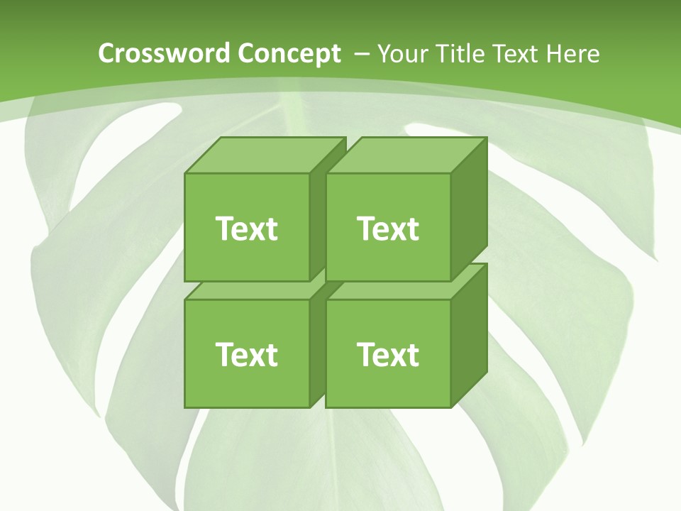 Spring Garden Nobody PowerPoint Template