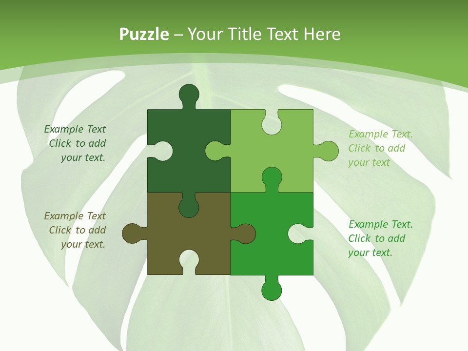 Spring Garden Nobody PowerPoint Template