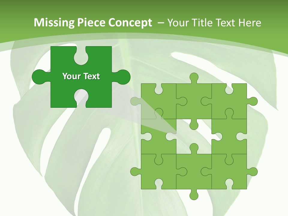 Spring Garden Nobody PowerPoint Template