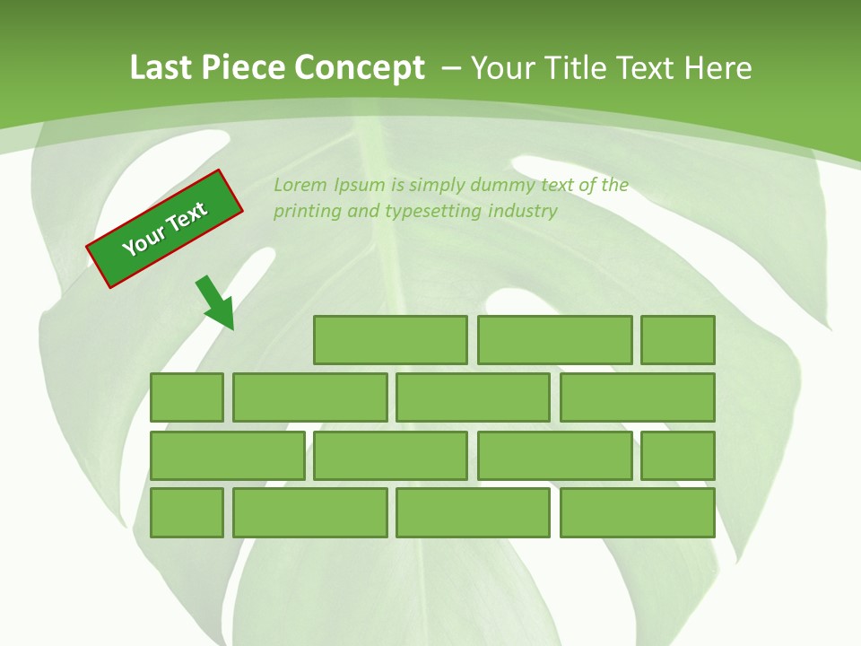 Spring Garden Nobody PowerPoint Template