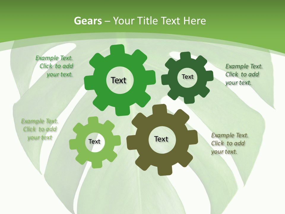 Spring Garden Nobody PowerPoint Template