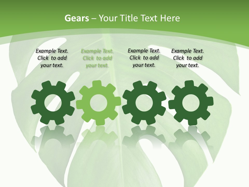 Spring Garden Nobody PowerPoint Template