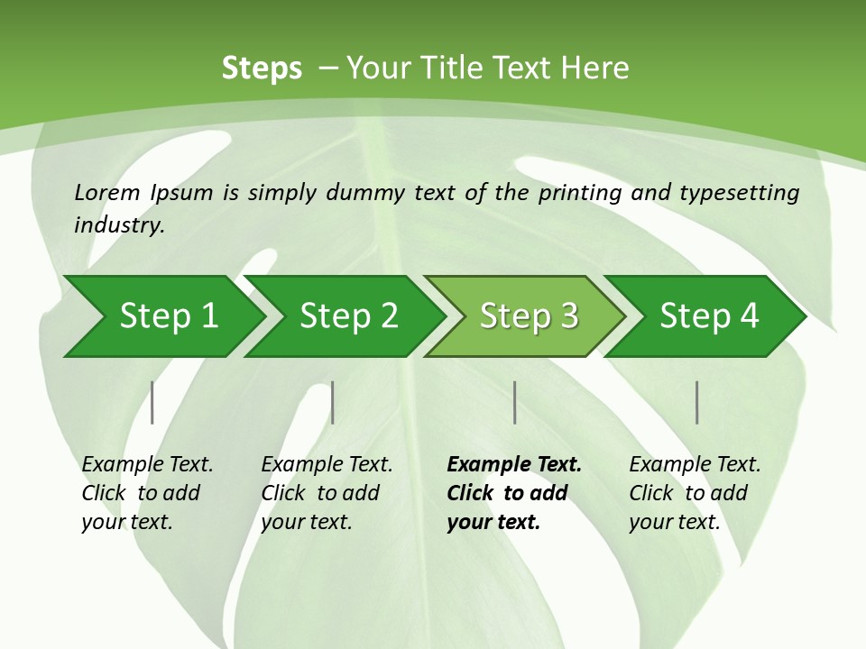 Spring Garden Nobody PowerPoint Template