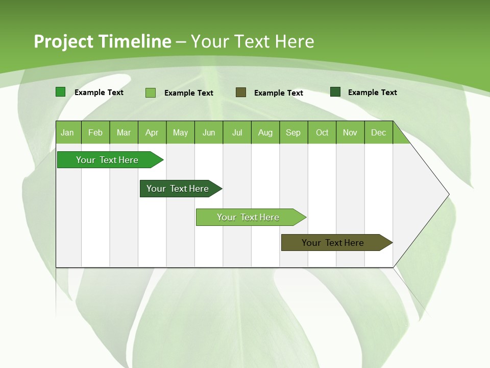 Spring Garden Nobody PowerPoint Template