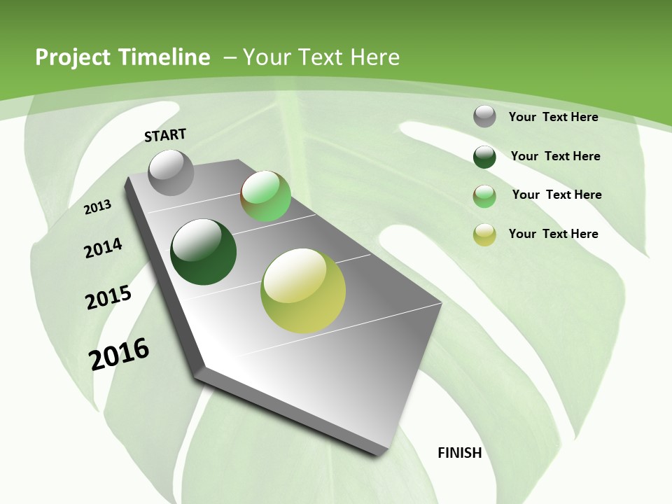 Spring Garden Nobody PowerPoint Template